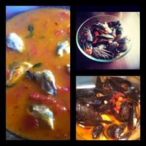 mussels in tomato sauce