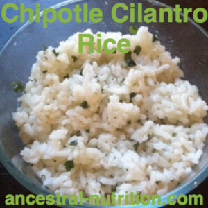 Chipotle Cilantro Rice Recipe
