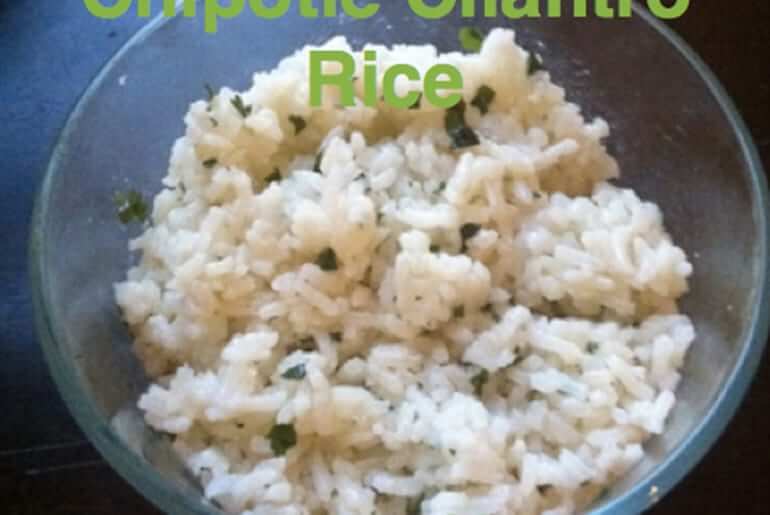 Chipotle Cilantro Rice Recipe