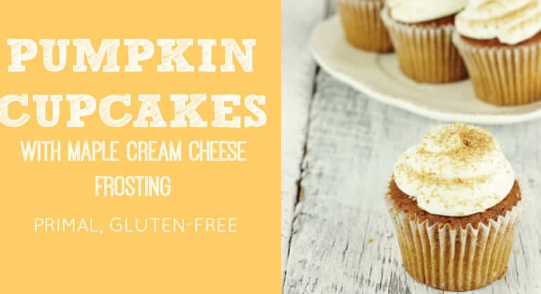 Try these healthy paleo pumpkin cupcakes with maple cream cheese frosting! Fall doesn't really start for me until I make these! So good!