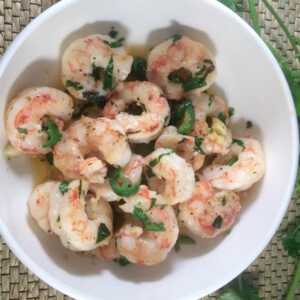 Spicy Cilantro Shrimp