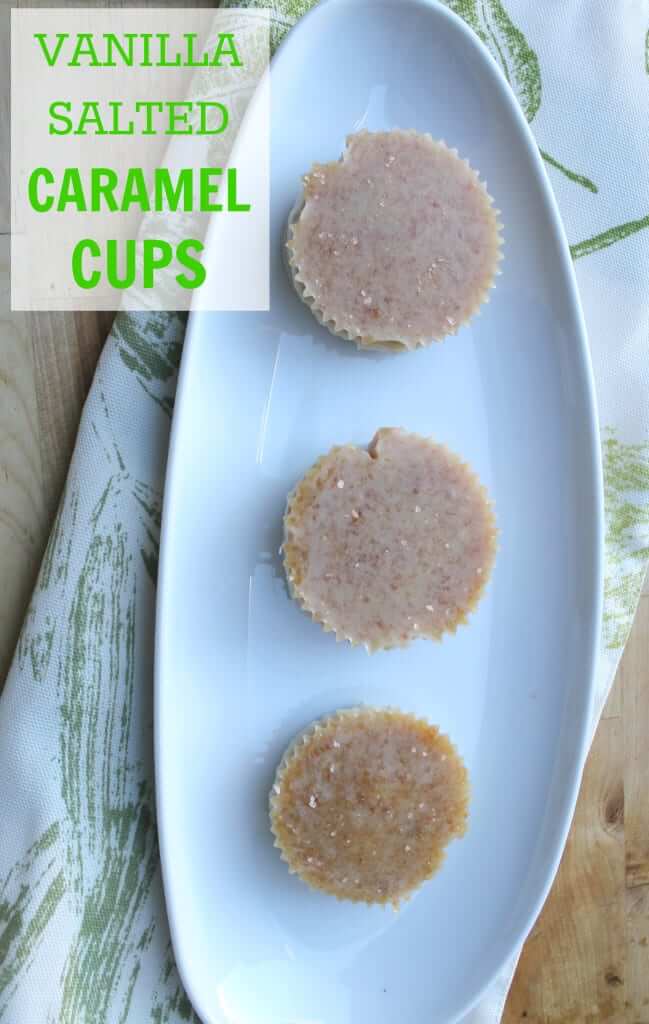 I like chocolate, but I LOVE caramel, especially when it's paired with vanilla! These vanilla salted caramel cups are divine!