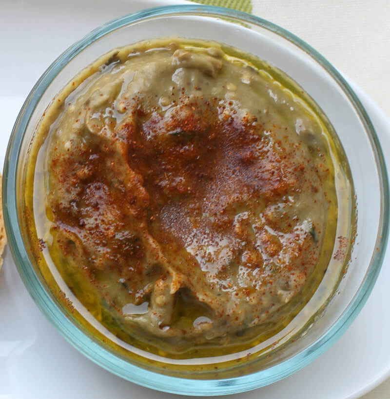 I love dips! I even love having a 'dip' dinner. And this five ingredient eggplant dip is one that makes it to the table every time!