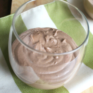 5 ingredient chocolate mousse