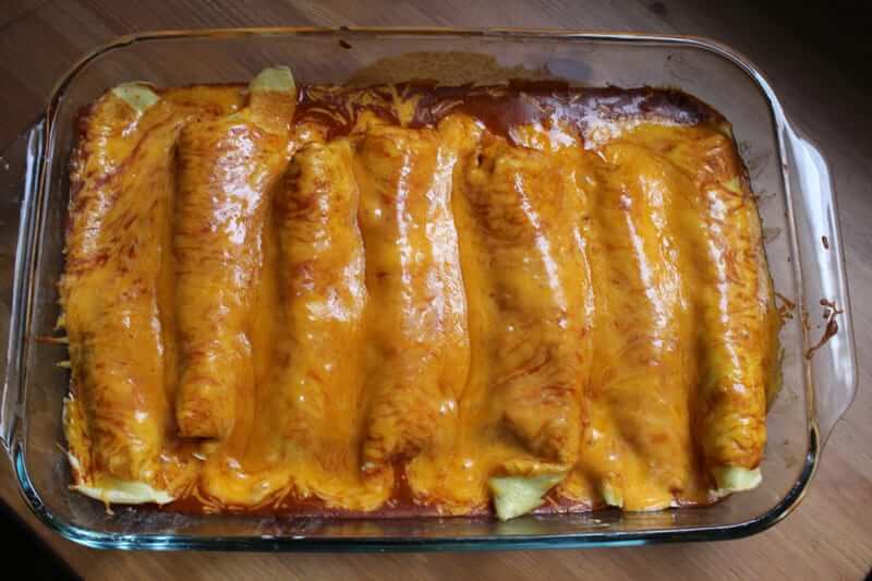 Grain Free Enchiladas! These babies are so delicious and healthy, they're gluten-free, primal and there's a paleo option! Great for dinner or as leftovers for lunch!