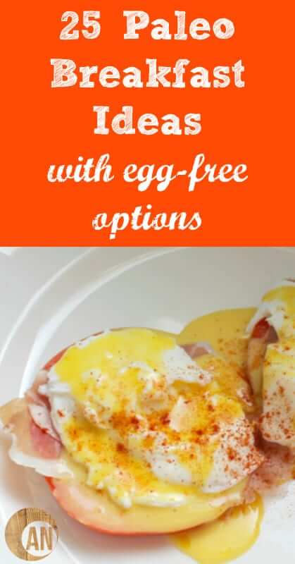 25 Paleo Breakfast Ideas With Egg-Free Options!! Almost a month's worth of breakfast ideas!