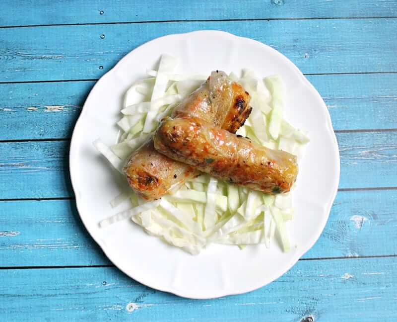 Pork Belly Egg Rolls - a healthy version of this Chinese food classic that's gluten-free and even paleo if you eat white rice!