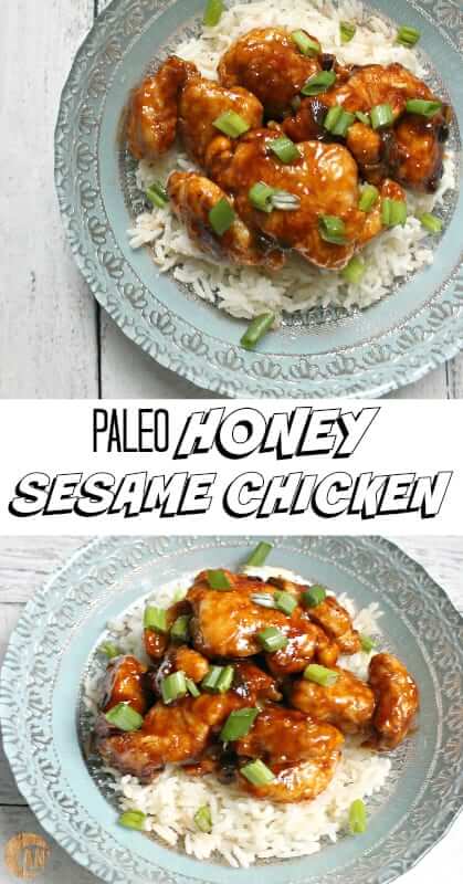 Paleo Honey Sesame Chicken - the perfect easy Chinese 