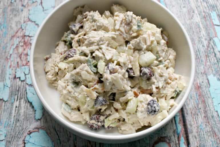 Sweet and Spicy Creamy Turkey Salad