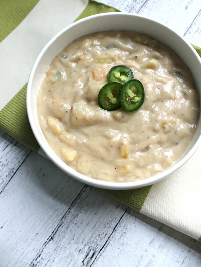 Paleo Spicy Mexican Chowder! It's completely dairy-free and loaded with veggies!