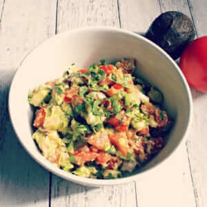 Mexican Shrimp and Avocado Salsa