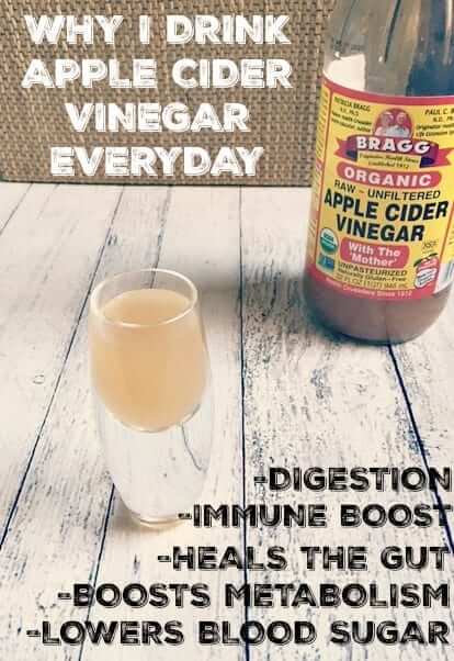 Why I Drink Apple Cider Vinegar Everyday it's great for digestion, boosts the immune system, helps heal the gut, boosts metabolism, lowers blood sugar and promotes healthy weight loss!