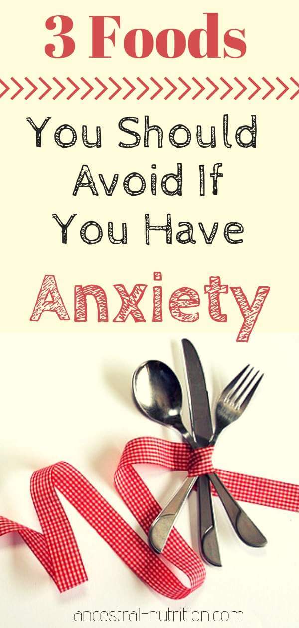 Three Foods You NEED To Avoid If You Have Anxiety |Learn how eating a healthy Anti-Anxiety diet and cutting out these three foods entirely can help reduce anxiety naturally #anxiety, #anxietyrelief