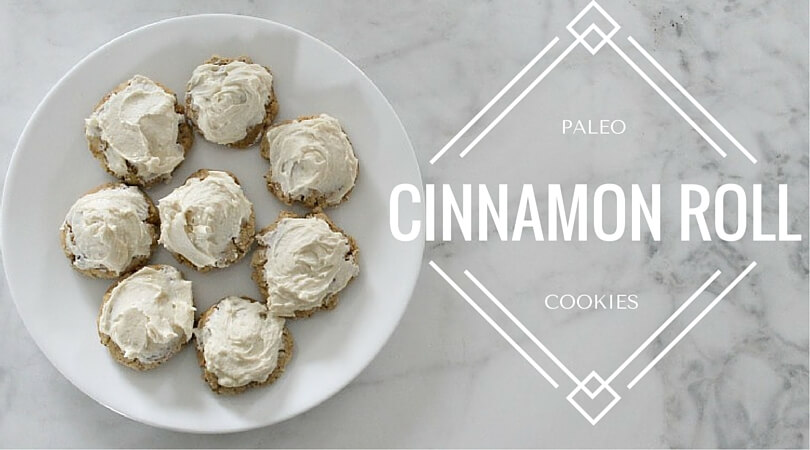 Paleo Cinnamon Roll Cookies