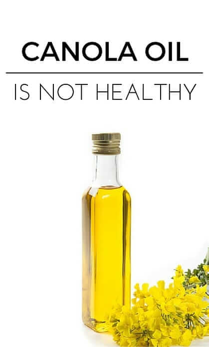 Canola Oil Is Not Healthy - this fat is extremely processed and inflammatory - click to find out about healthy fat options!