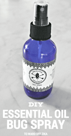DIY Essential Oil Bug Spray - to ward off zika, mosquitoes, ticks, spiders and other insects!