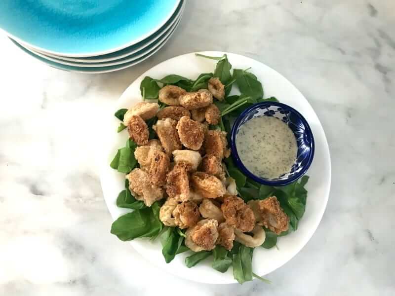 Fried Calamari (Gluten-Free, Paleo, Healthy)