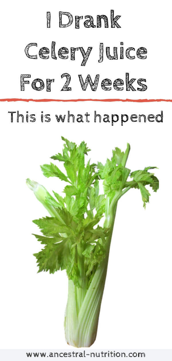 I drank celery juice for two weeks. Here’s what happened. Ancestral