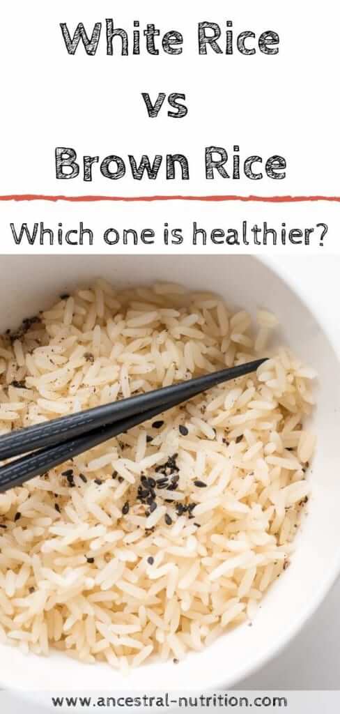 Brown Rice vs White Rice –  which rice is best for you? While brown rice is often recognized as the healthier option, this article presents the benefits of eating white rice! #health #cleaneating