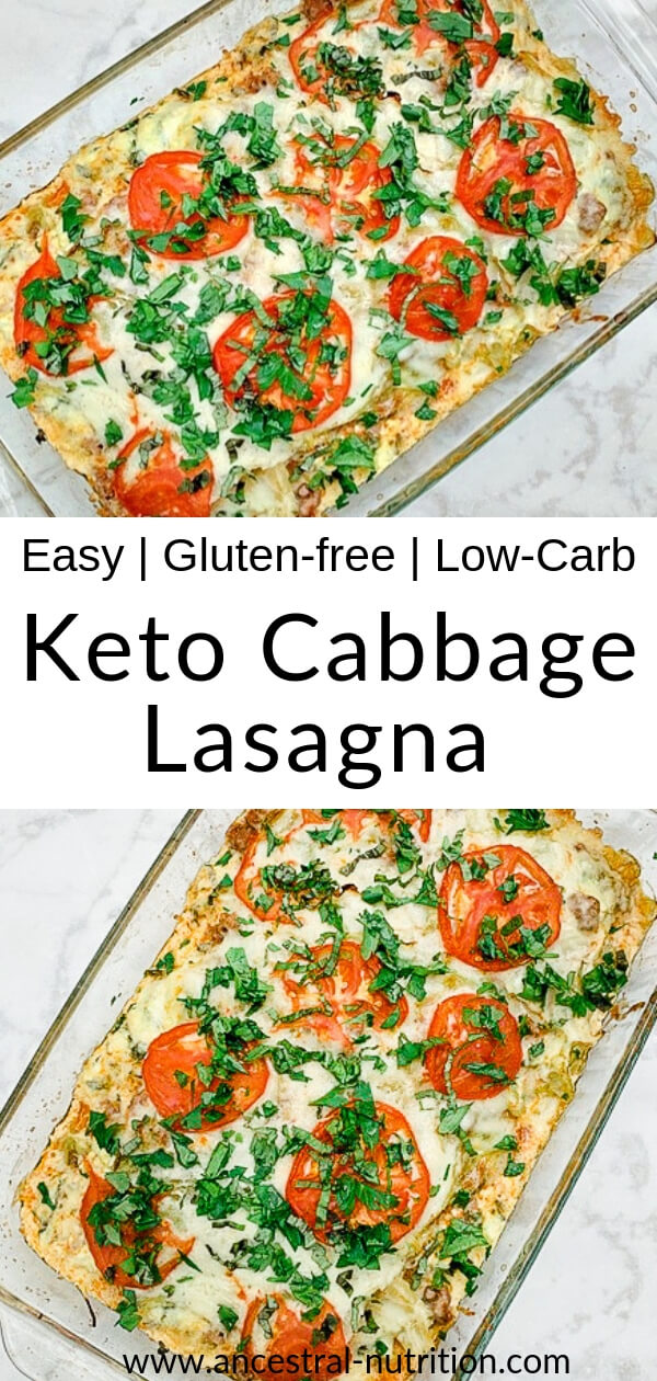 Keto Cabbage Lasagna Ancestral Nutrition