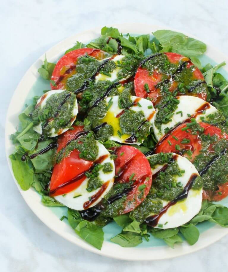 Fancy Caprese Salad (Gluten-Free) - Ancestral Nutrition