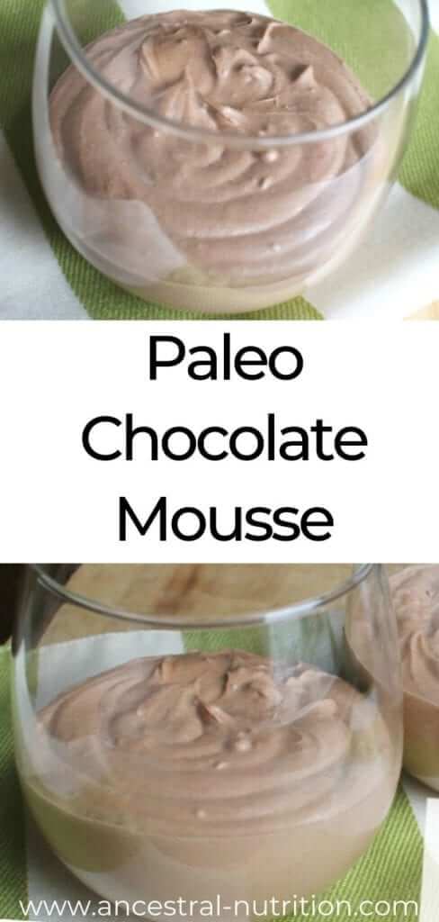 Five Ingredient Five Minute Chocolate Mousse! This was the easiest paleo dessert to make and is seriously fool proof. Anybody can throw this simple mousse together and it will come out perfectly. No curdling, no fussing! Made with healthy whole foods ingredients and no dairy! #paleodessert #chocolatedessert #easyrecipes #paleorecipes #sugarfree 