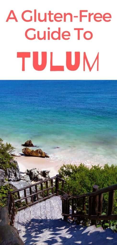 The best Gluten-free Guide To Traveling to Tulum as a family with small kids! Planning a family trip to the Mayan Riviera in Yucatan, Mexico with your small children? AWESOME! Read this post for tips on accommodation and activities  and learn about the best gluten-free restaurant options in the bohemian beach town #glutenfreelife #tulum #beachvacation #familyvacation #traveltips