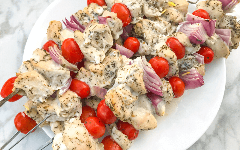 Greek Chicken Kebabs Recipe (Paleo, Gluten-Free, Keto)