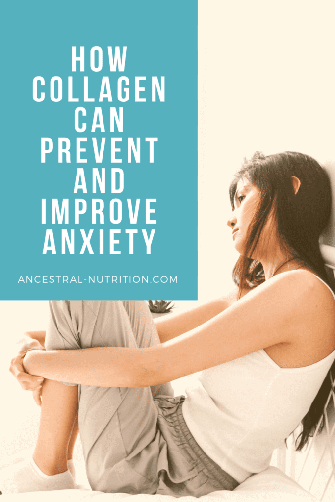 Did you know that collagen provides natural anxiety relief? Find out how collagen can improve your symptoms of anxiety! #anxiety #collagen #naturalremedies #anxietyrelief 