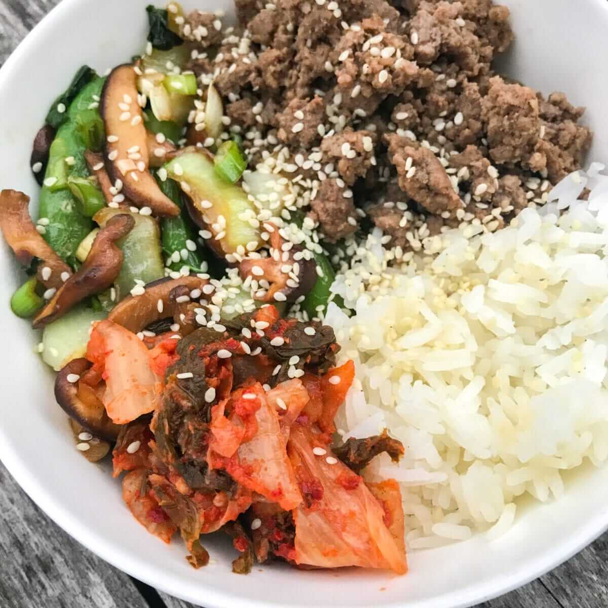 Asian Ground Beef and Veggie Bowl (GlutenFree, Paleo) Ancestral