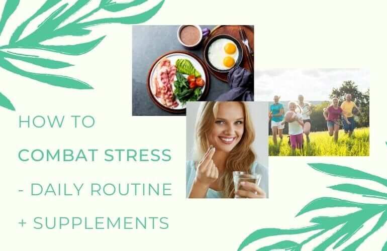 graphic how to combat stress with anti stress supplements