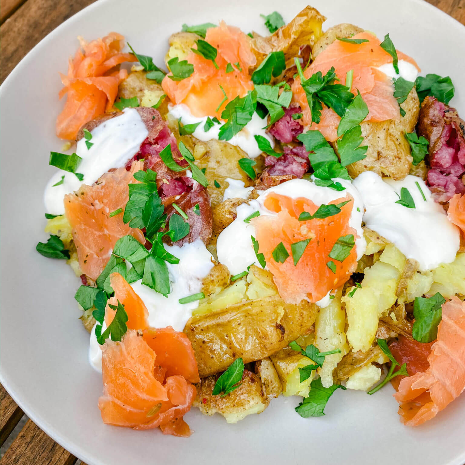 Smoked Salmon Breakfast Potatoes - Ancestral Nutrition